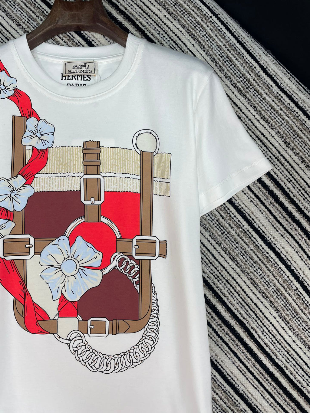 HERMES 25S CREW NECK T-SHIRT 459