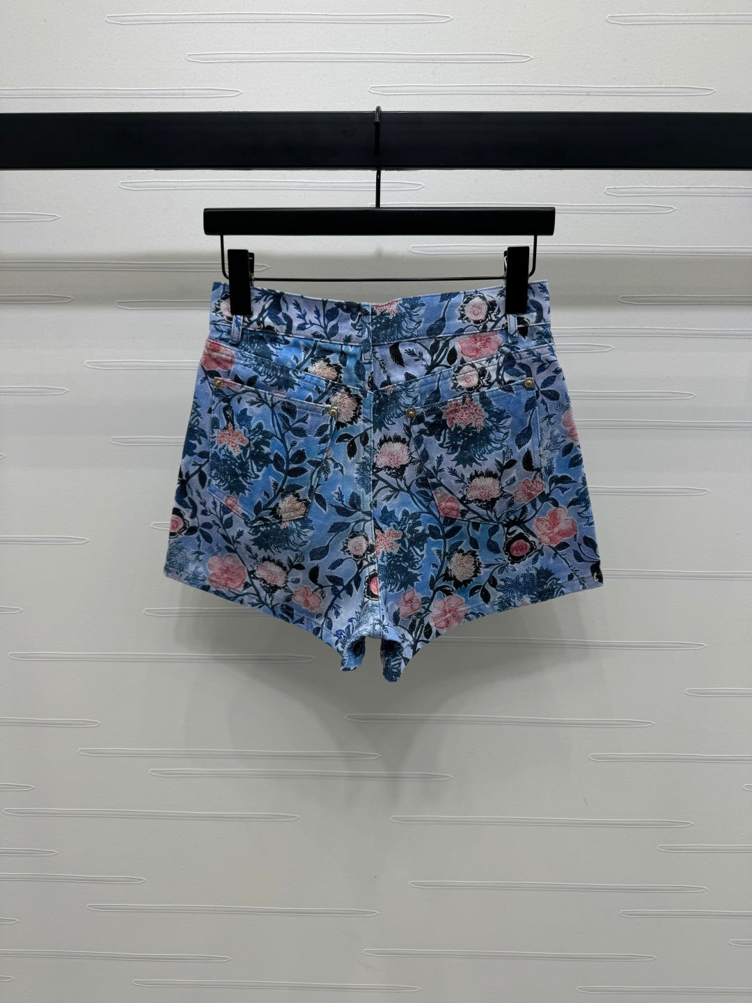 LOUIS VUITTON LV 25S PRINTED DENIM SHORTS 264196
