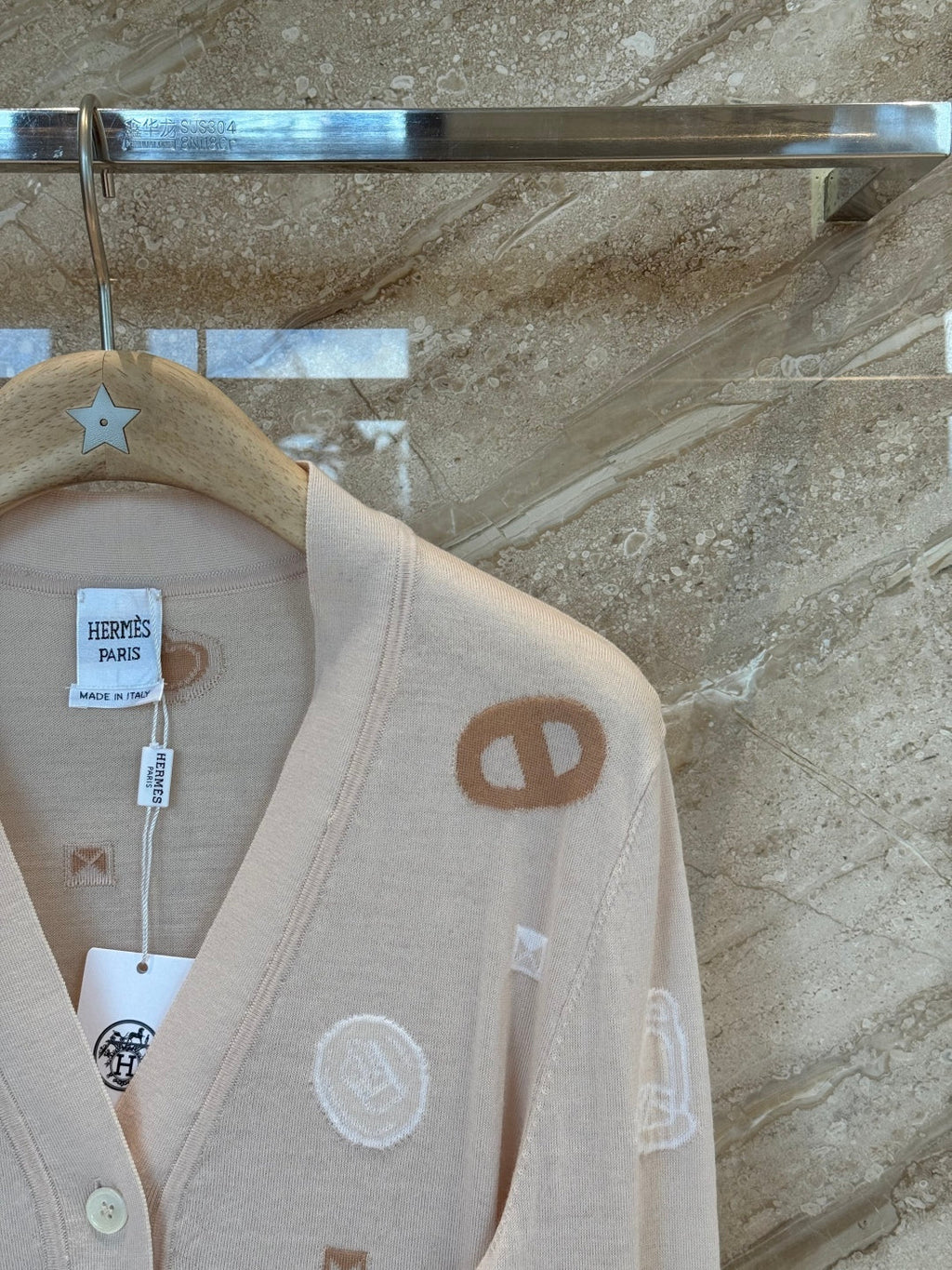 HERMES 25S CARDIGAN SWEATER 001