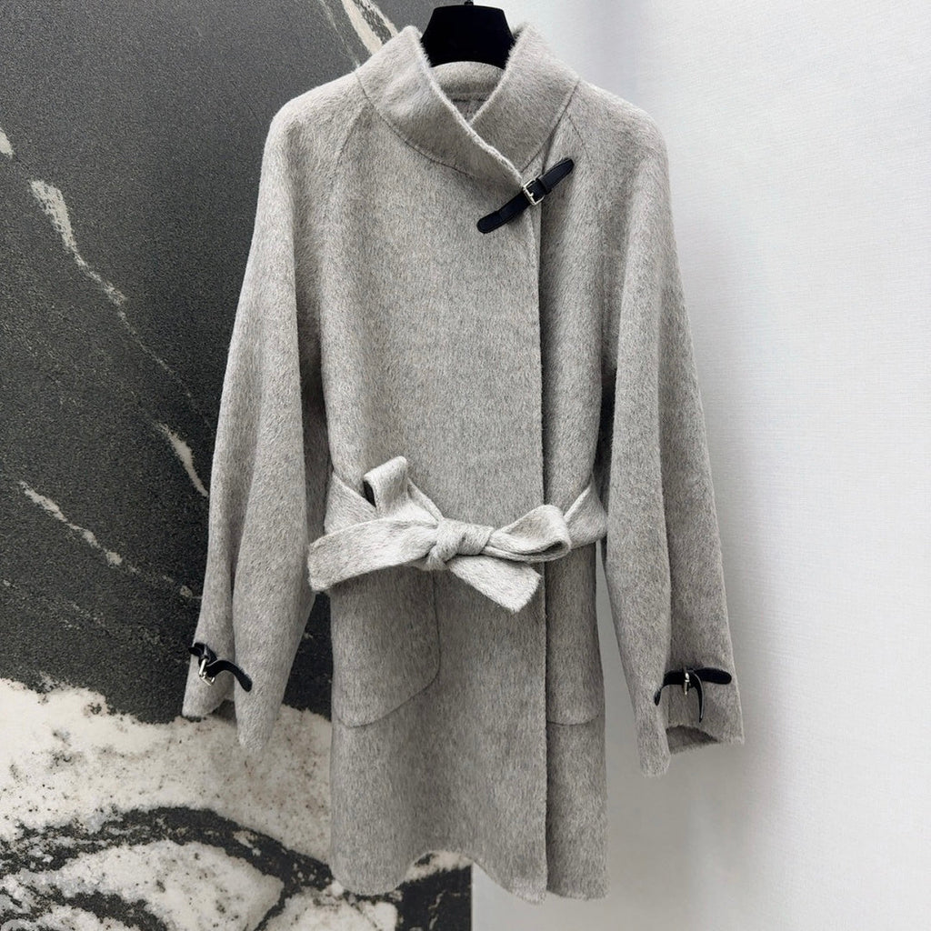 HERMES 25S CROPPED STAND-COLLAR JACKET 444