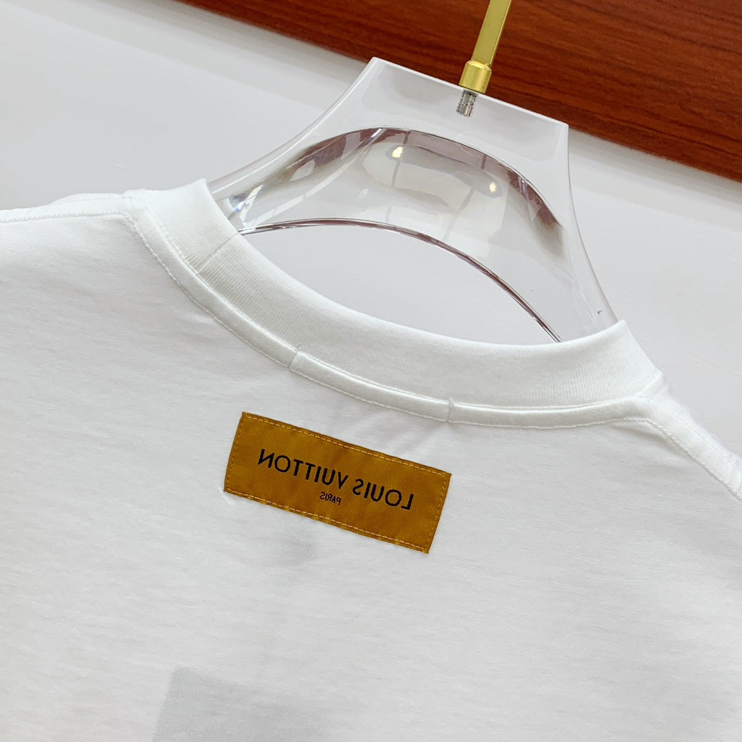 LOUIS VUITTON LV WHITE COTTON T-SHIRT 238892