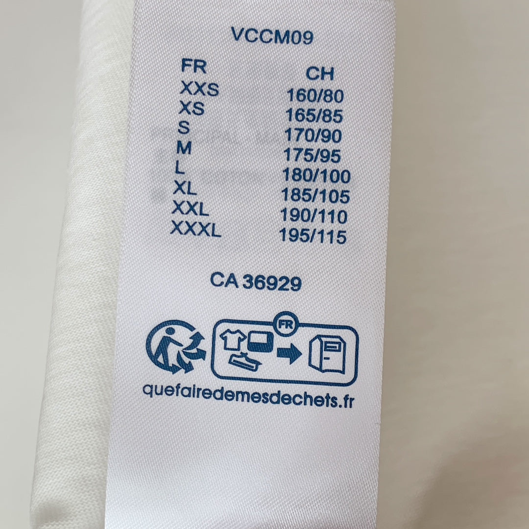 LOUIS VUITTON LV WHITE PURE COTTON FABRIC T-SHIRT 238884