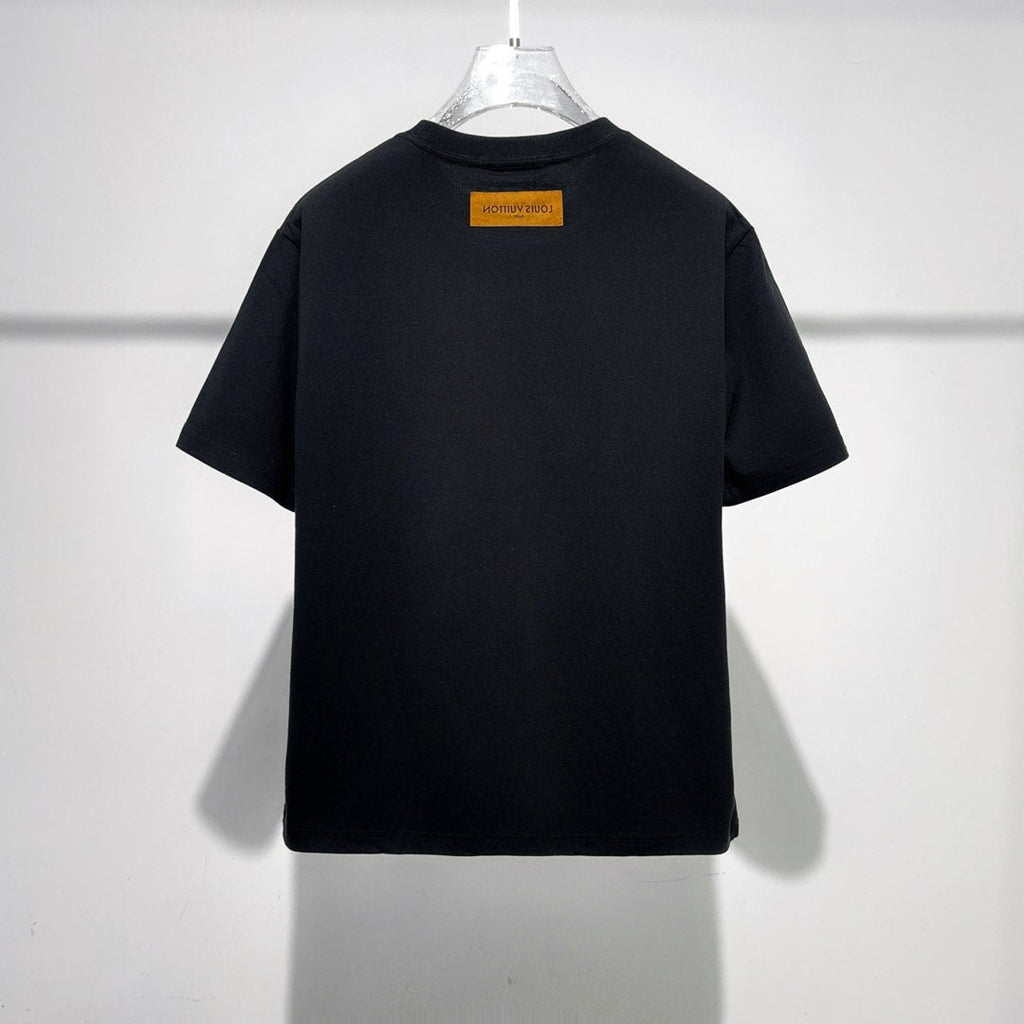 LOUIS VUITTON LV BLACK COTTON T-SHIRT 238909