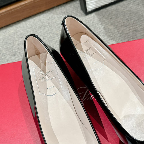 BELLE VIVIER PUMPS IN BLACK PATENT CALFSKIN