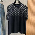 LOUIS VUITTON LV T-SHIRT IN BLACK MONOGRAM COTTON 238858